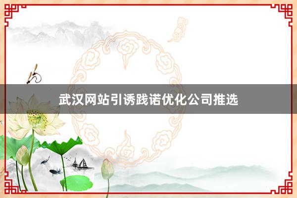 武汉网站引诱践诺优化公司推选
